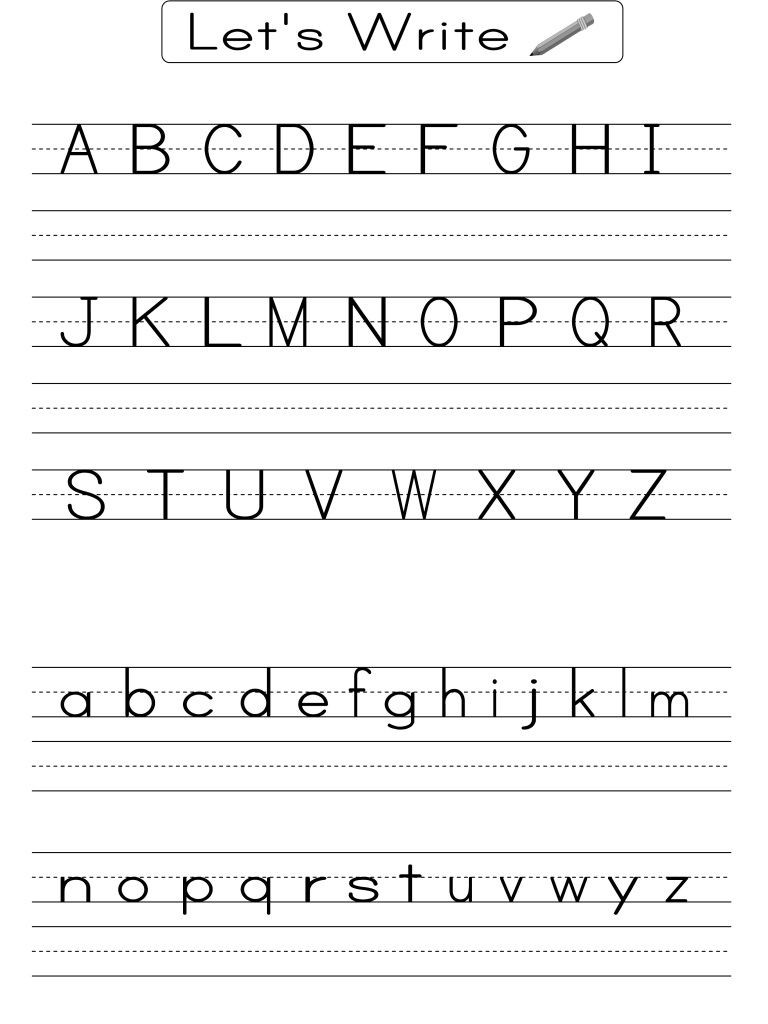 Printable Abc Sheets