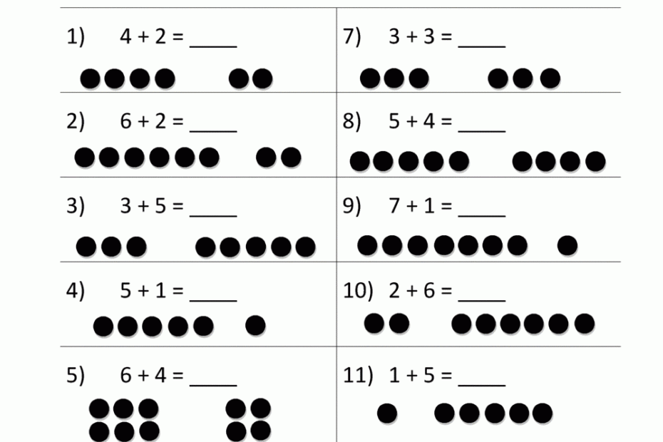 Printable Adding Sheets