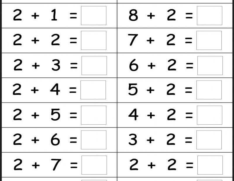 Printable Addition Sheets For Kindergarten Printable New Year Banners