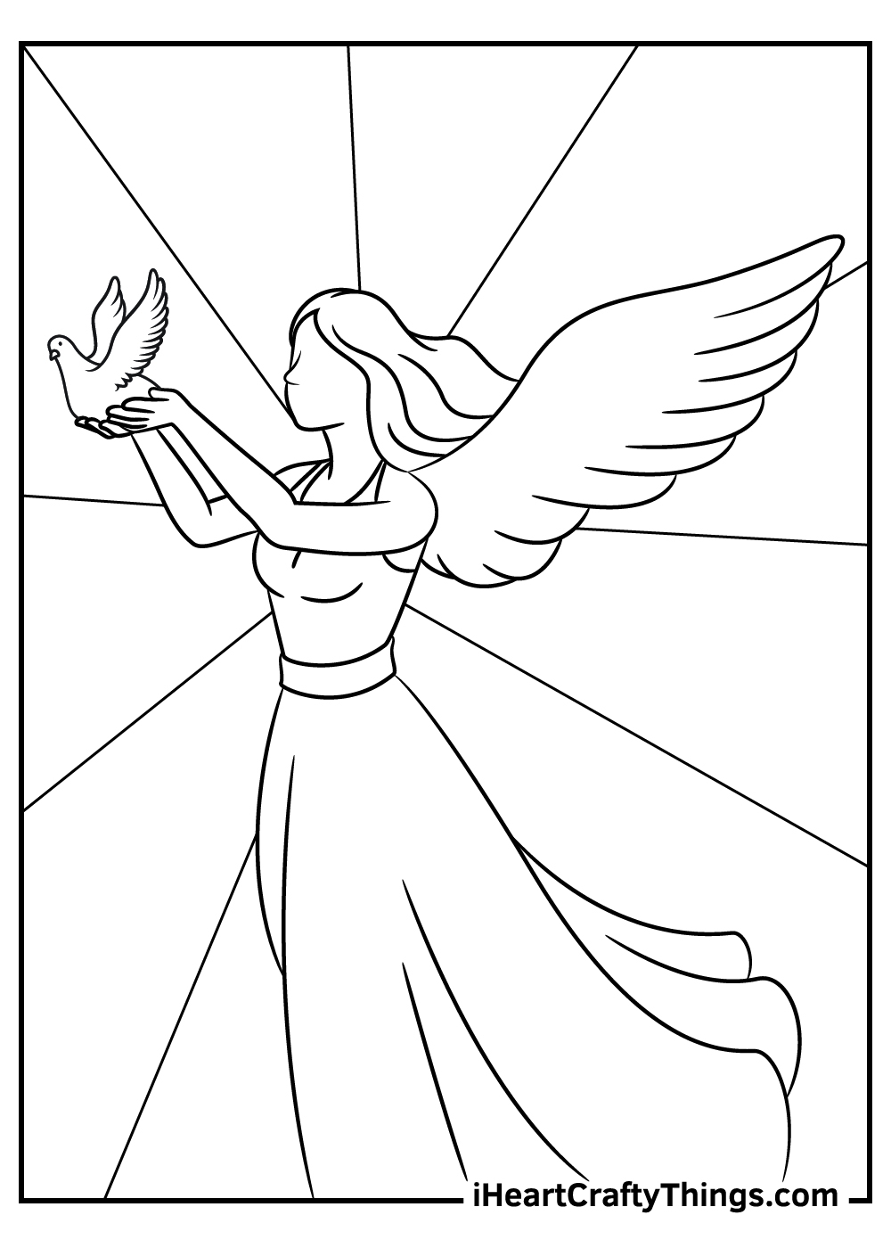 Printable Angel Coloring Pages