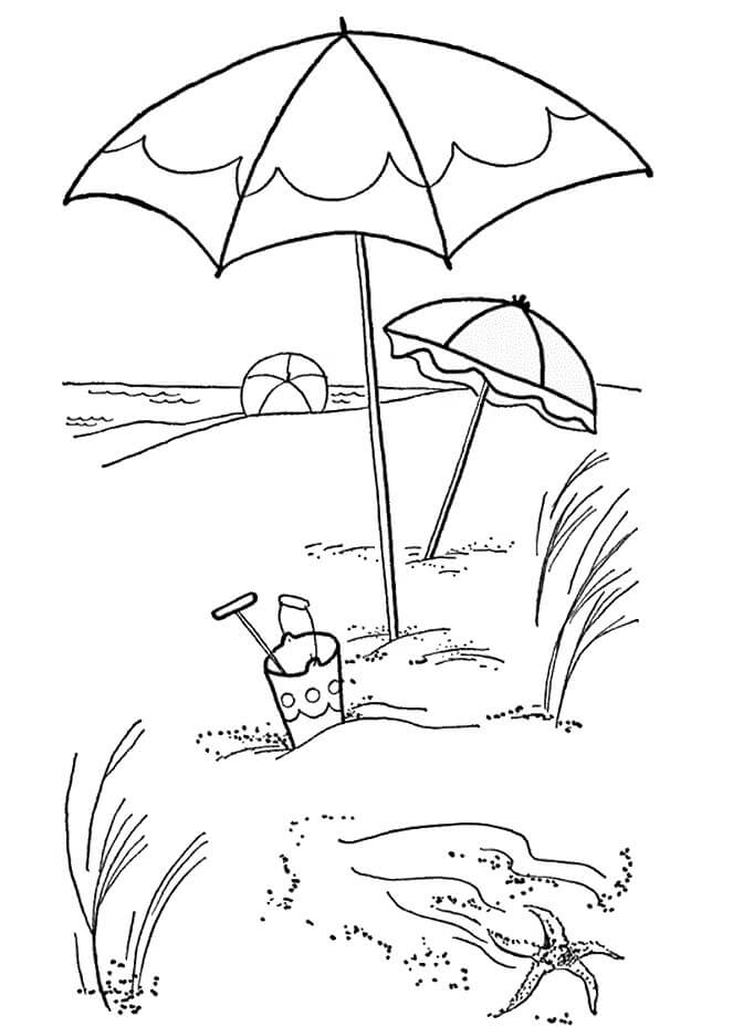 Printable Beach Coloring Sheets At Gendorianblog Blog