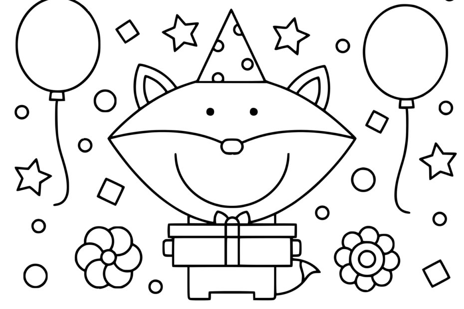 Printable Birthday Coloring Sheets Printable Words Worksheets