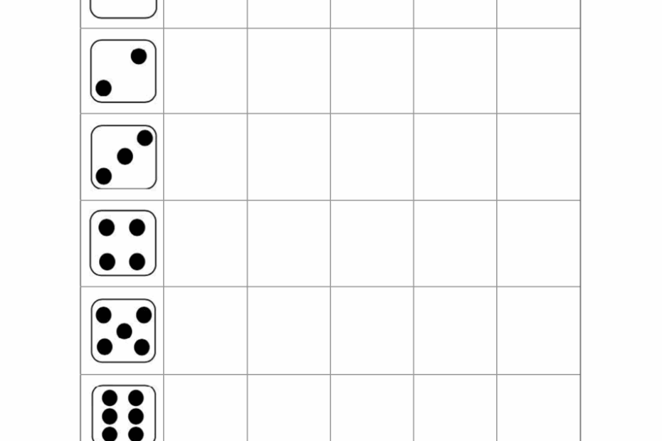 Printable Bunco Score Sheets Infoupdate