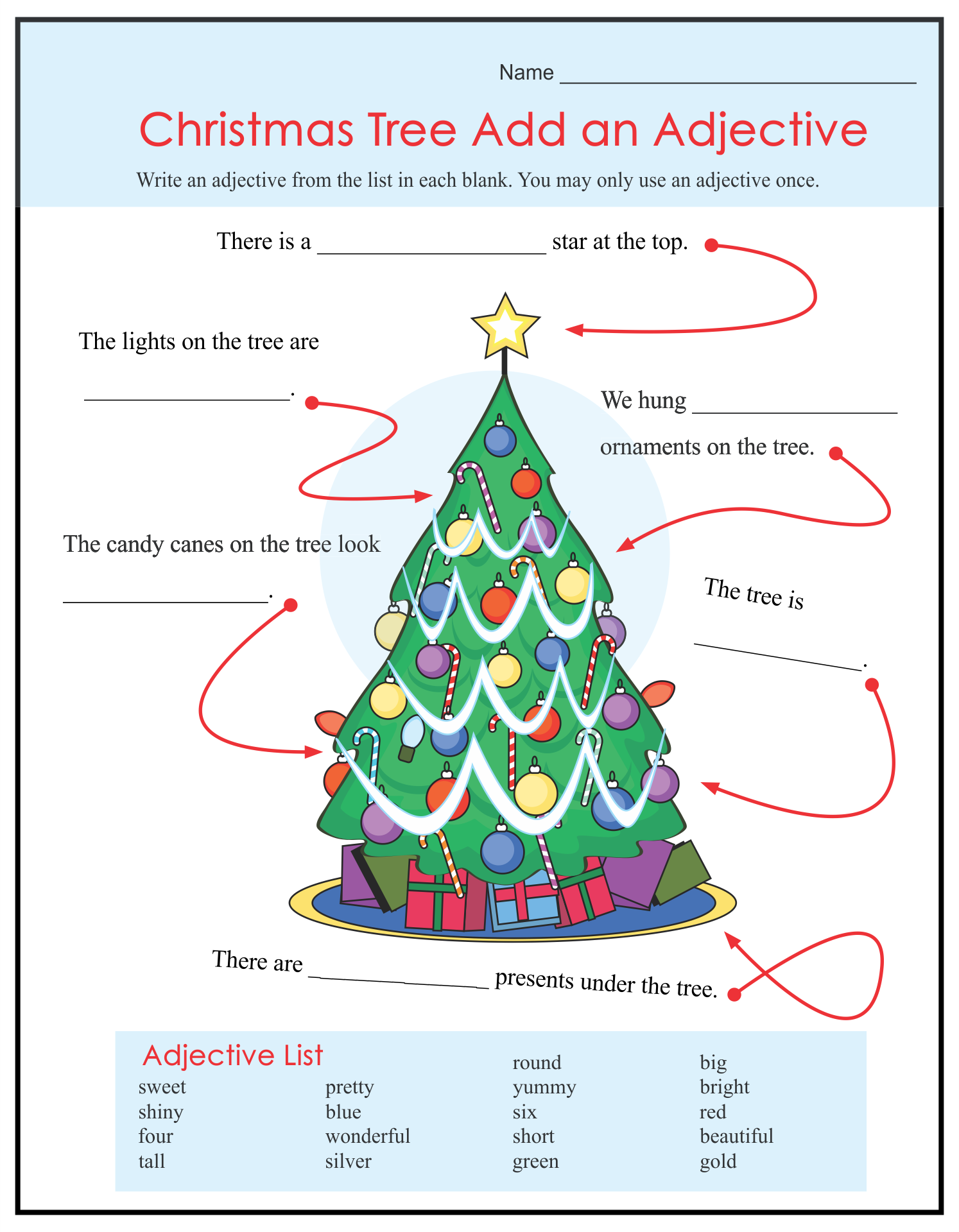 Printable Christmas Activity Sheets