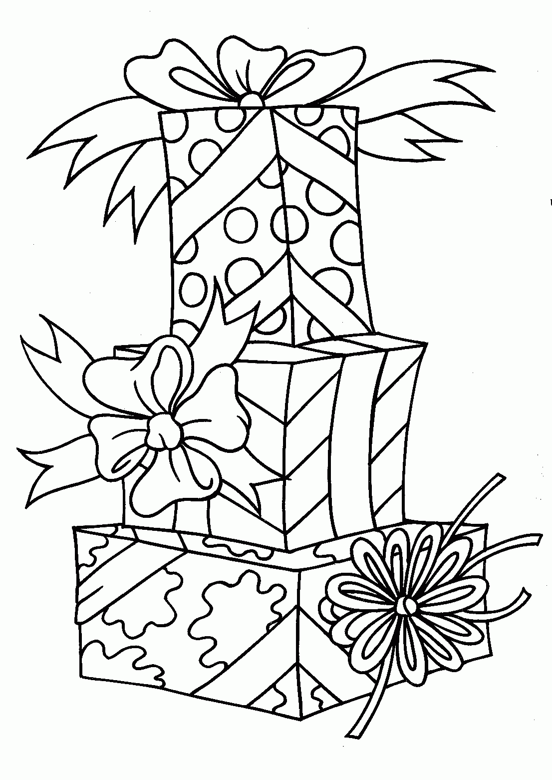 Printable Christmas Color Sheets