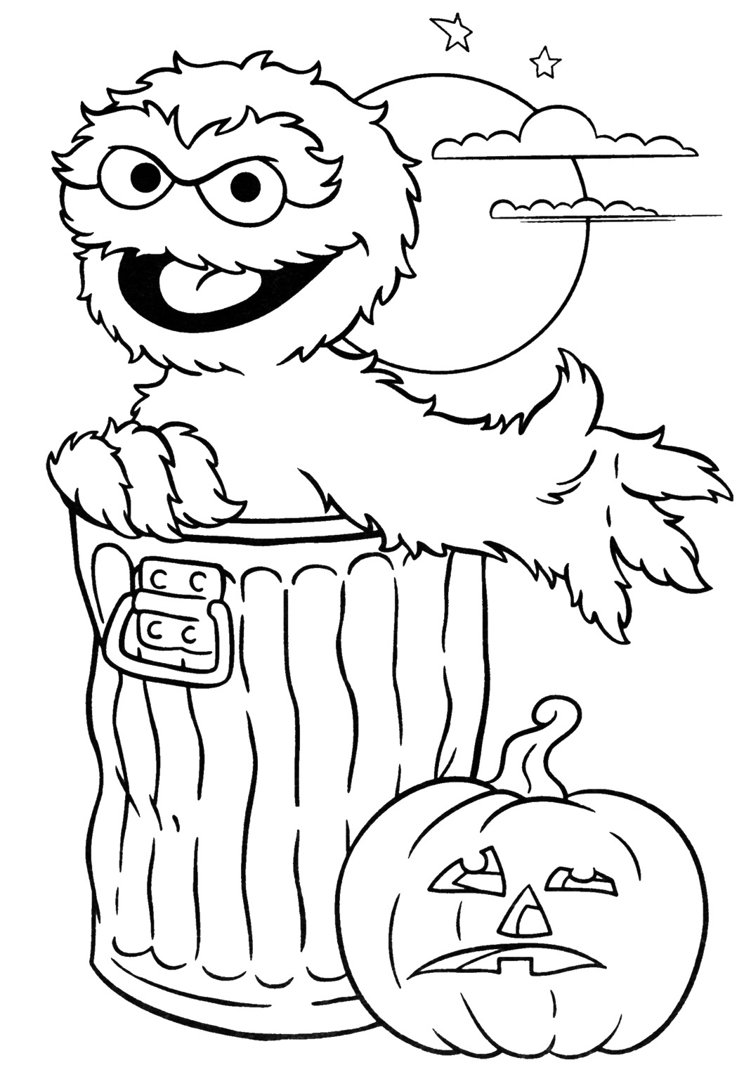 Printable Coloring Halloween Pages