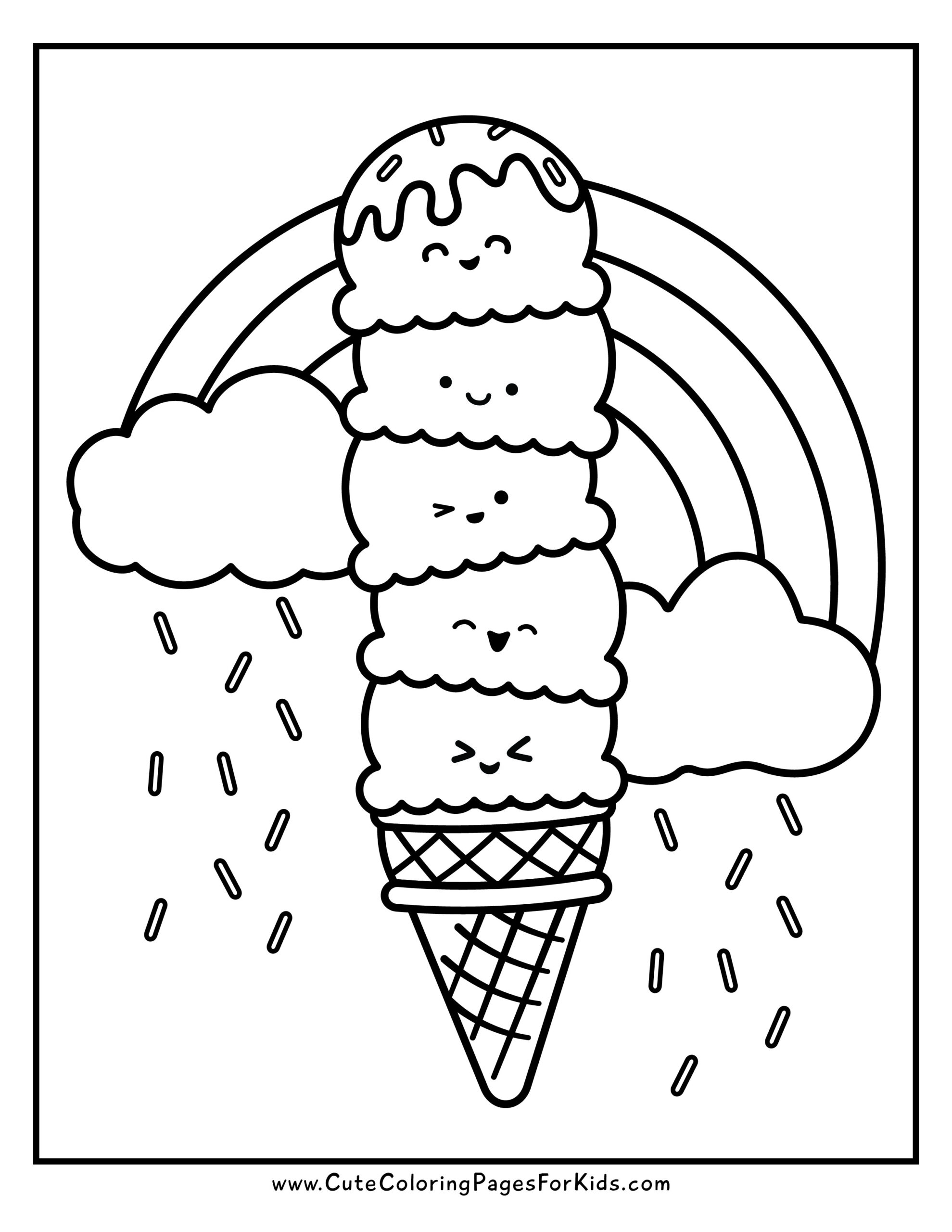 Printable Coloring Pages Archives Cute Coloring Pages For Kids