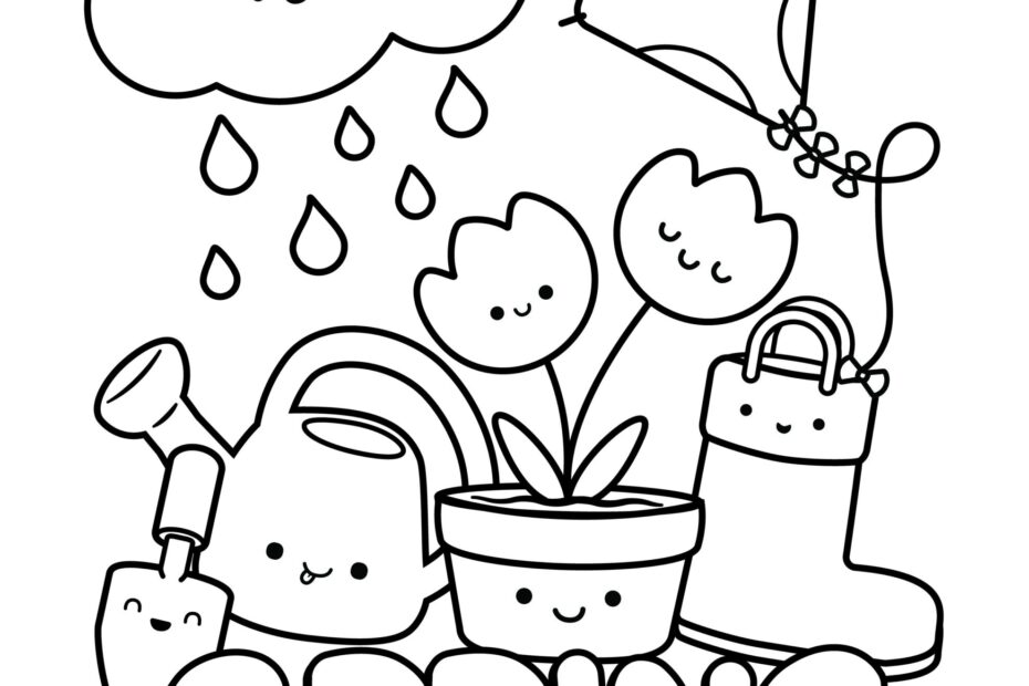 Printable Coloring Sheets For Spring Free Coloring Sheet Printables