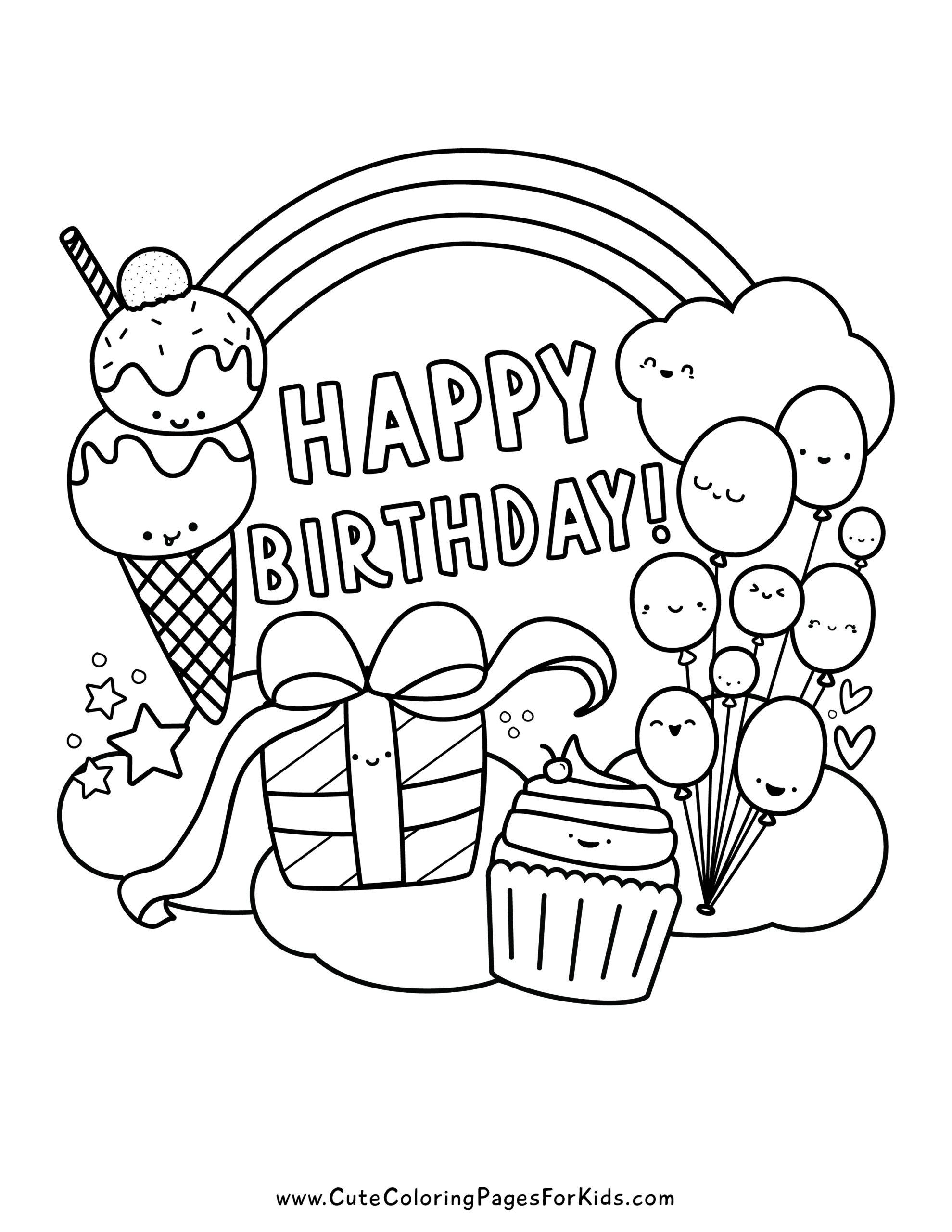 Printable Colouring Pages For Kids Birthday Coloring Vrogue co