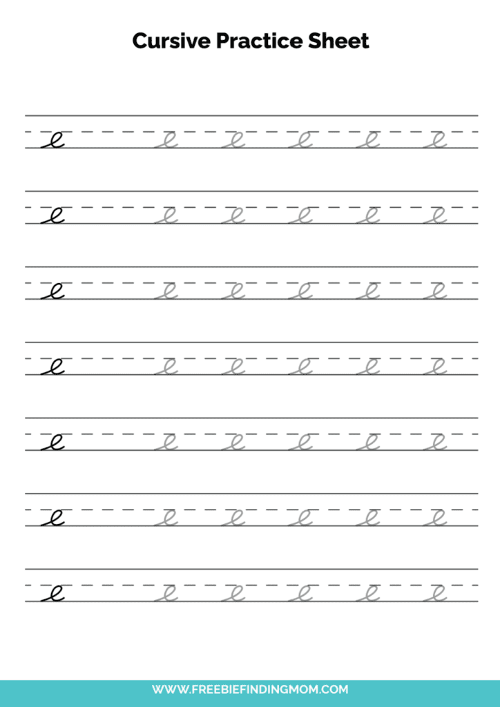 Printable Cursive Alphabet Practice Sheets Printable Free Templates
