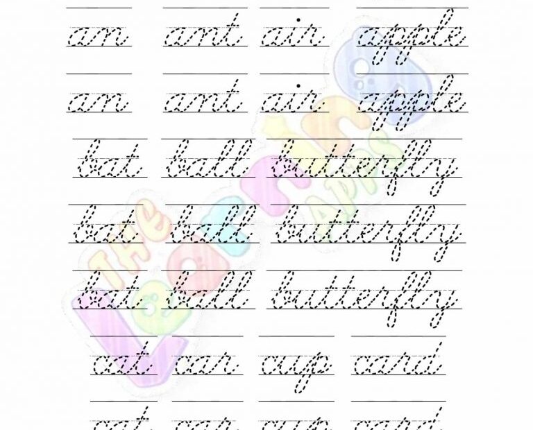 Printable Cursive Writing Practice Sheets Large Discount Hotelitalia de