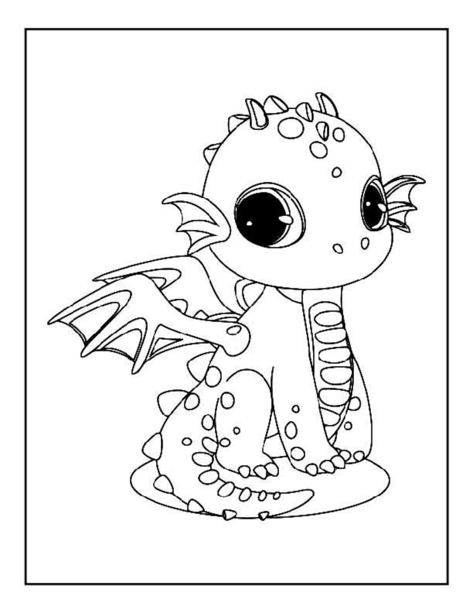 Printable Dragon Coloring Sheets