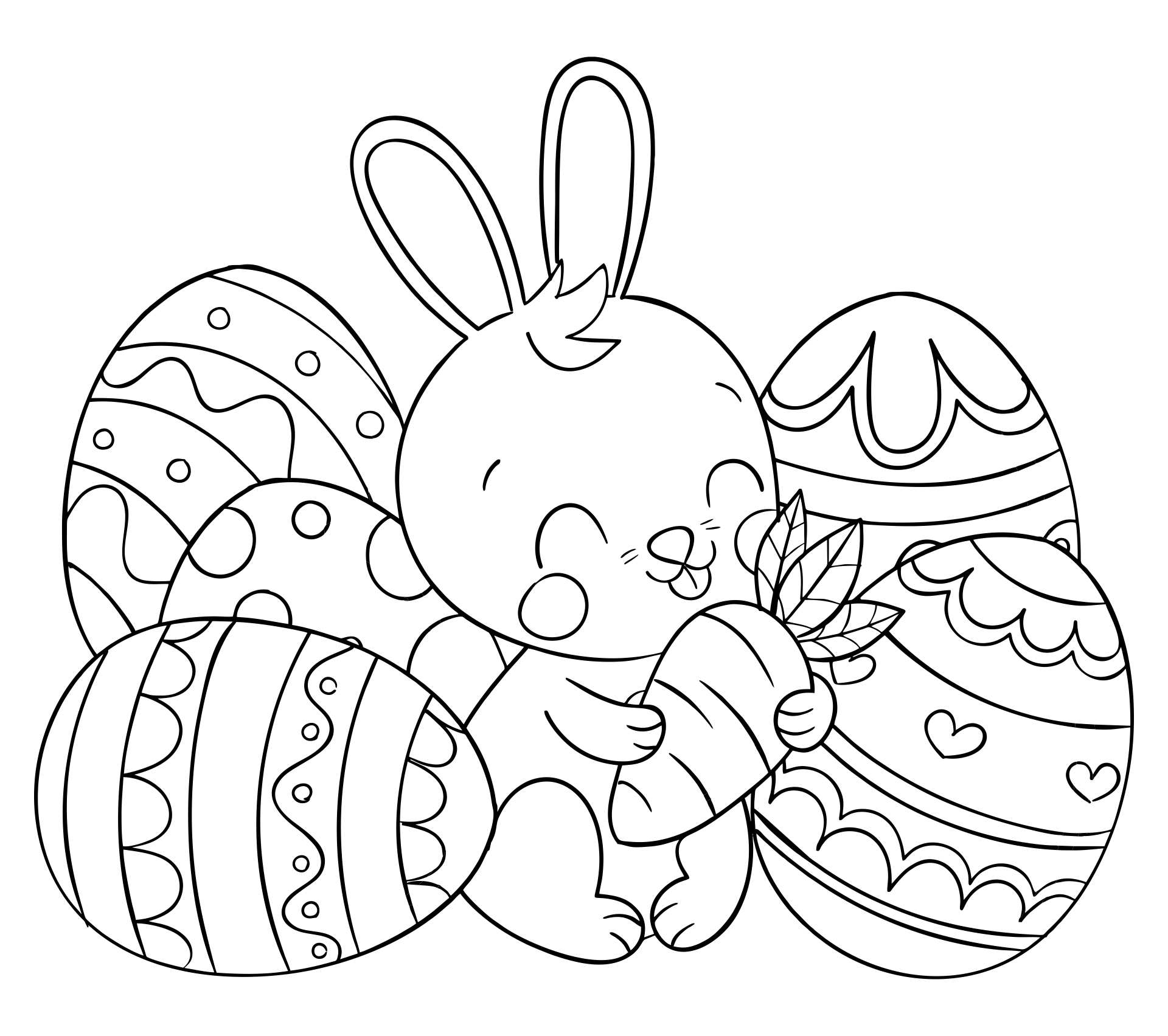 Printable Easter Color Sheets Printable Words Worksheets