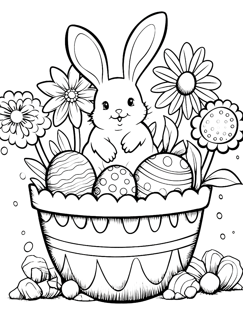 Printable Easter Coloring Sheets Printable Calendars AT A GLANCE