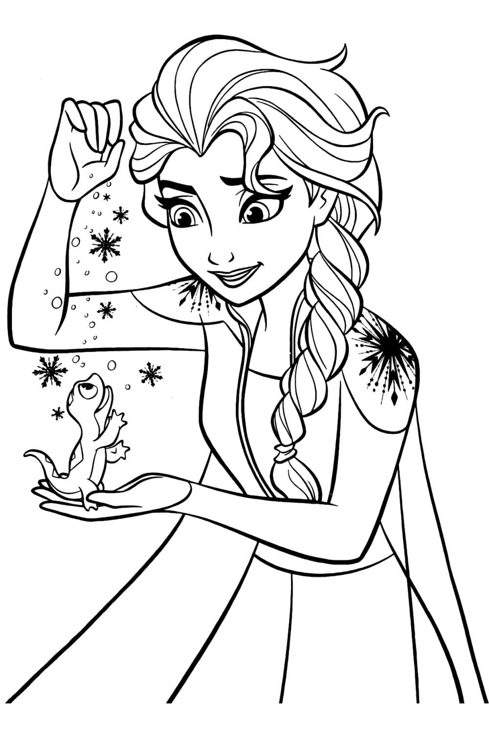 Printable Elsa Coloring Pages Revvery