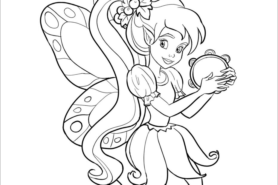 Printable Fairy Coloring Pages To Print ColoringBay