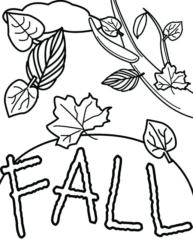 Printable Fall Color Sheets