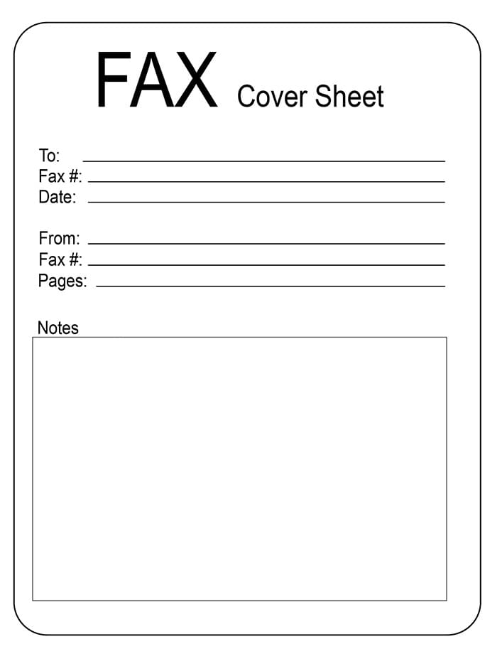 Printable Fax Cover Sheet Generator Free Download And Print For You 