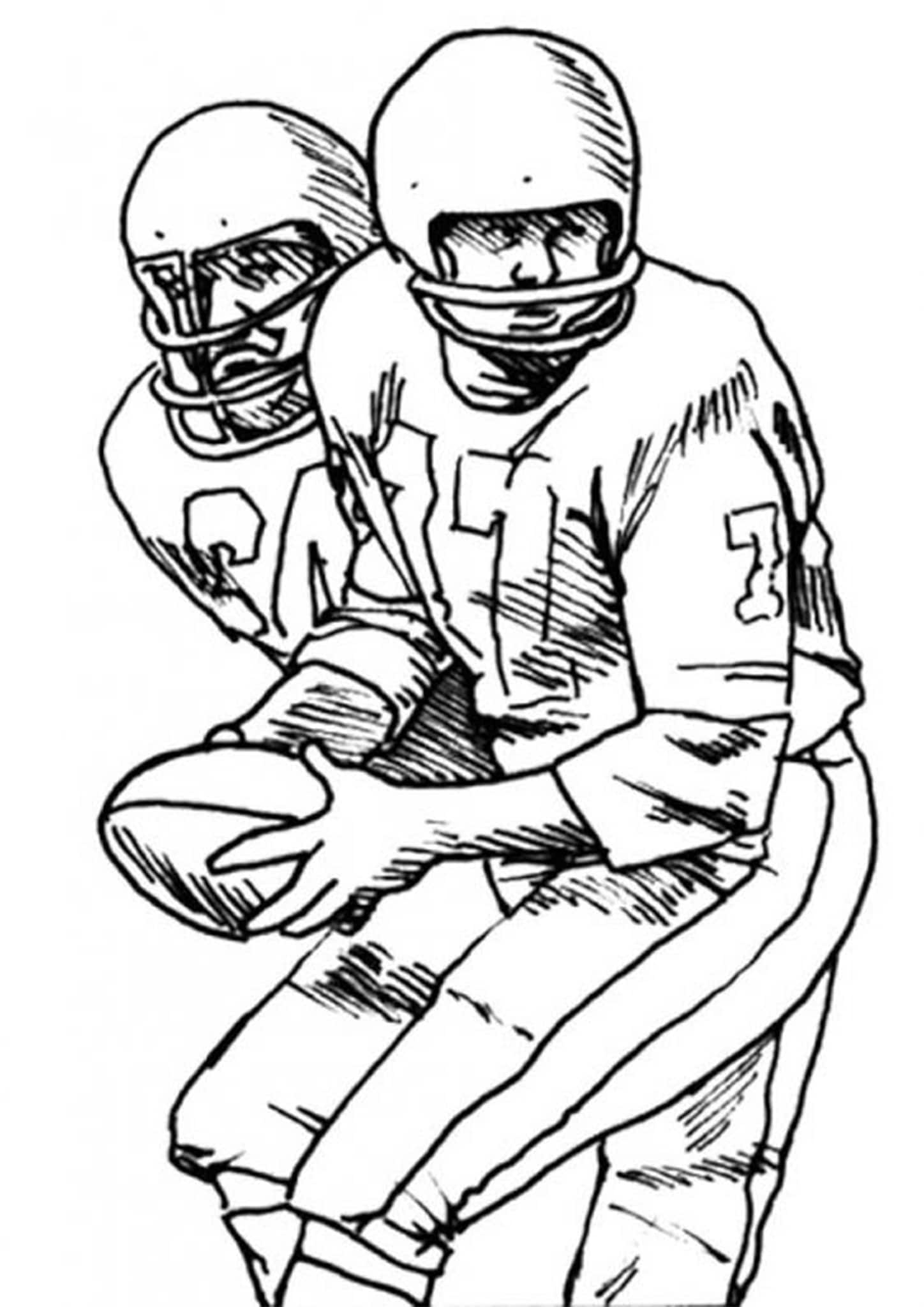 Printable Football Coloring Pages Kids Coloring Pages