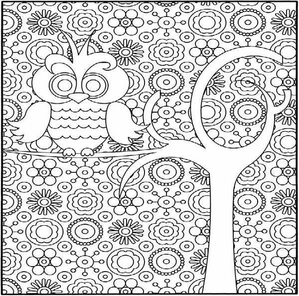 Printable Hard Pattern Coloring Pages Coloring Home