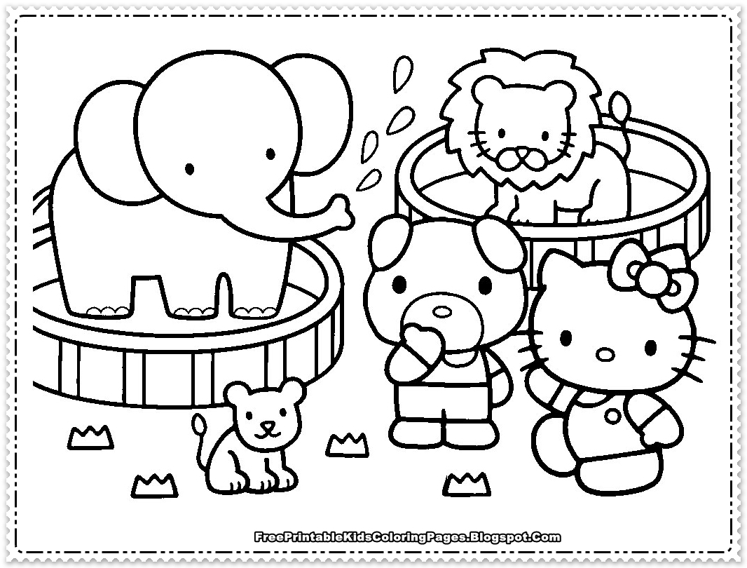 Printable Hello Kitty Coloring Sheets Prntbl concejomunicipaldechinu 