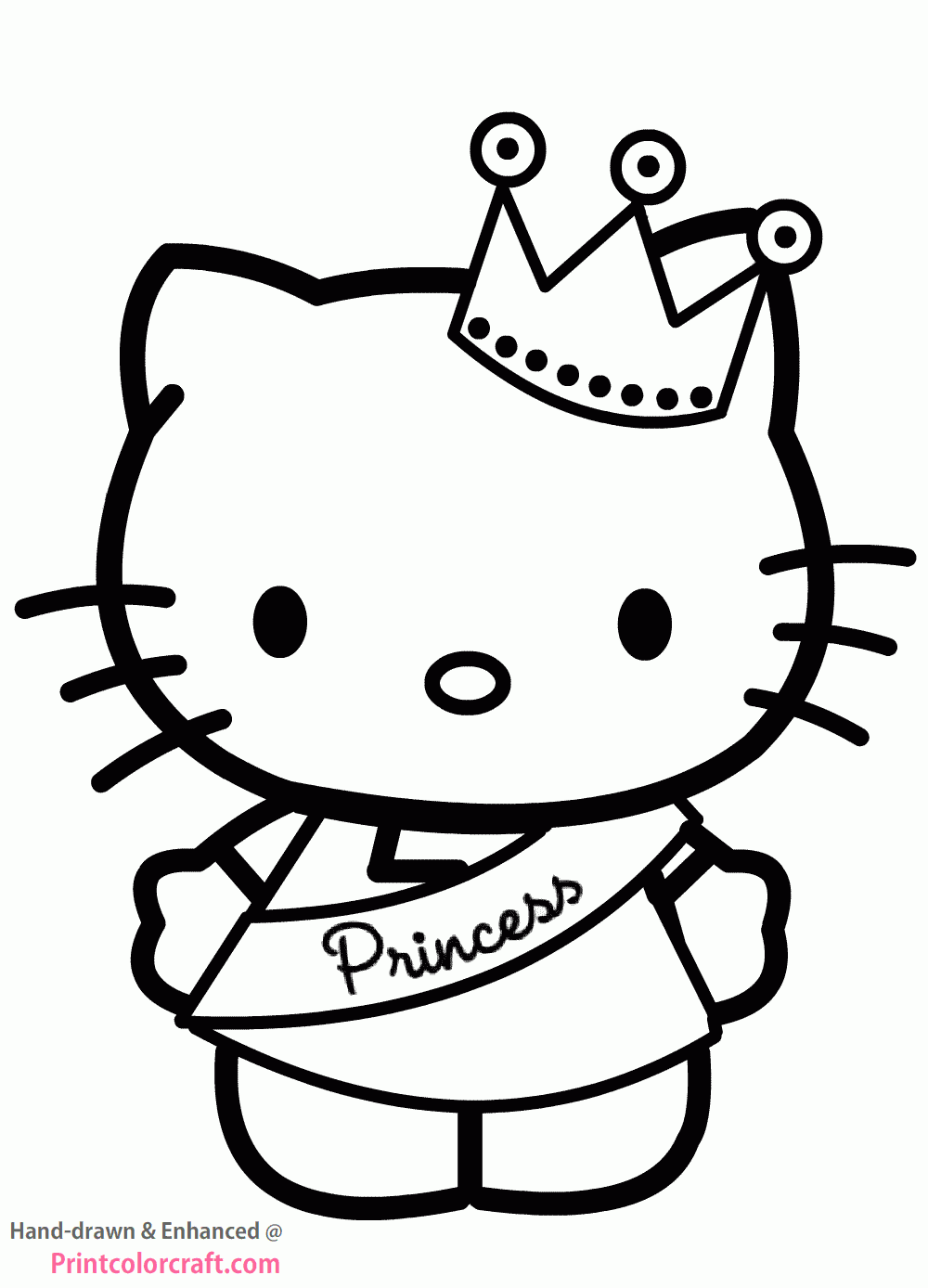 Printable Hello Kitty Coloring Sheets Prntbl concejomunicipaldechinu 