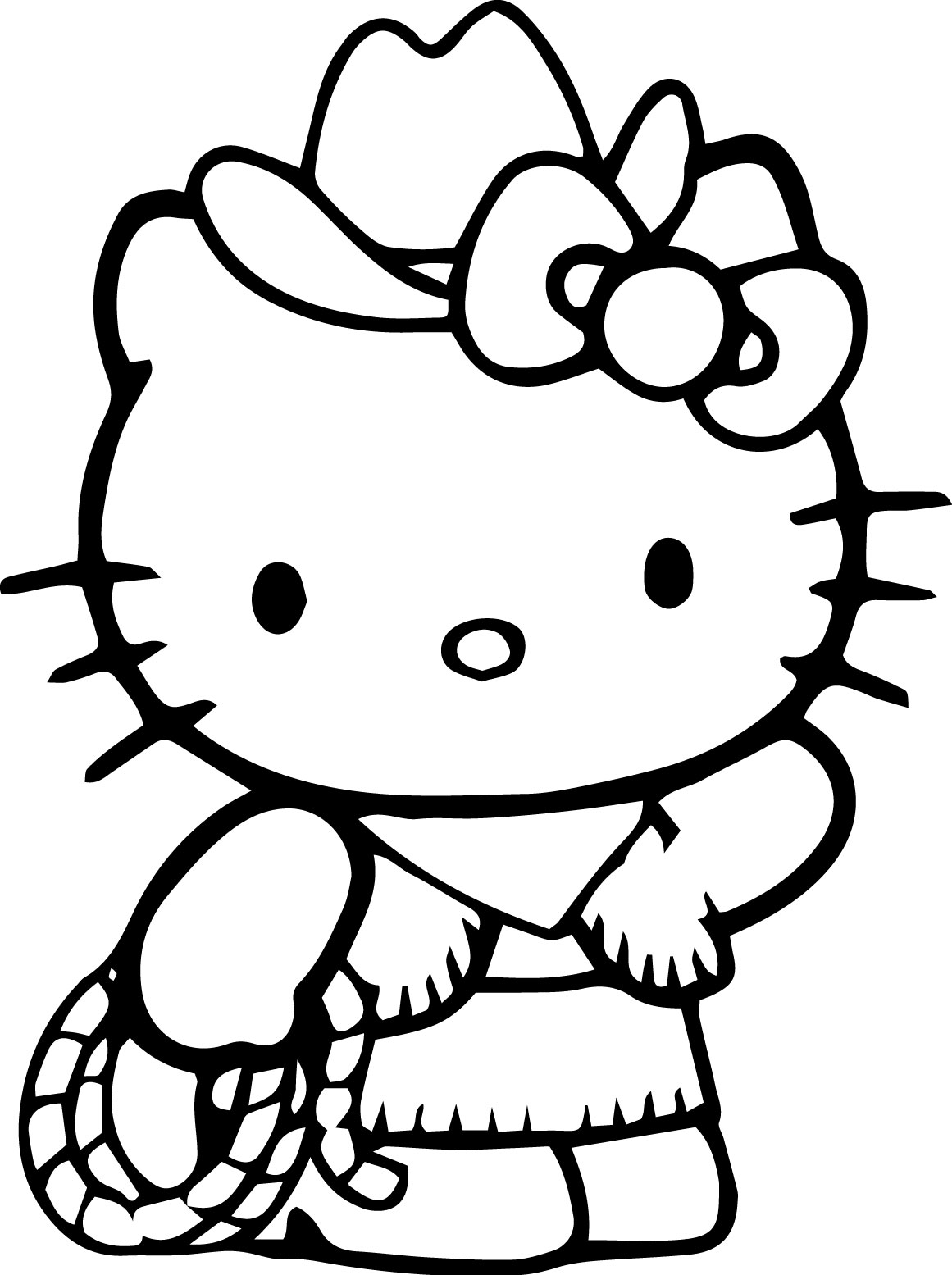 Printable Hello Kitty Coloring Sheets Prntbl concejomunicipaldechinu 