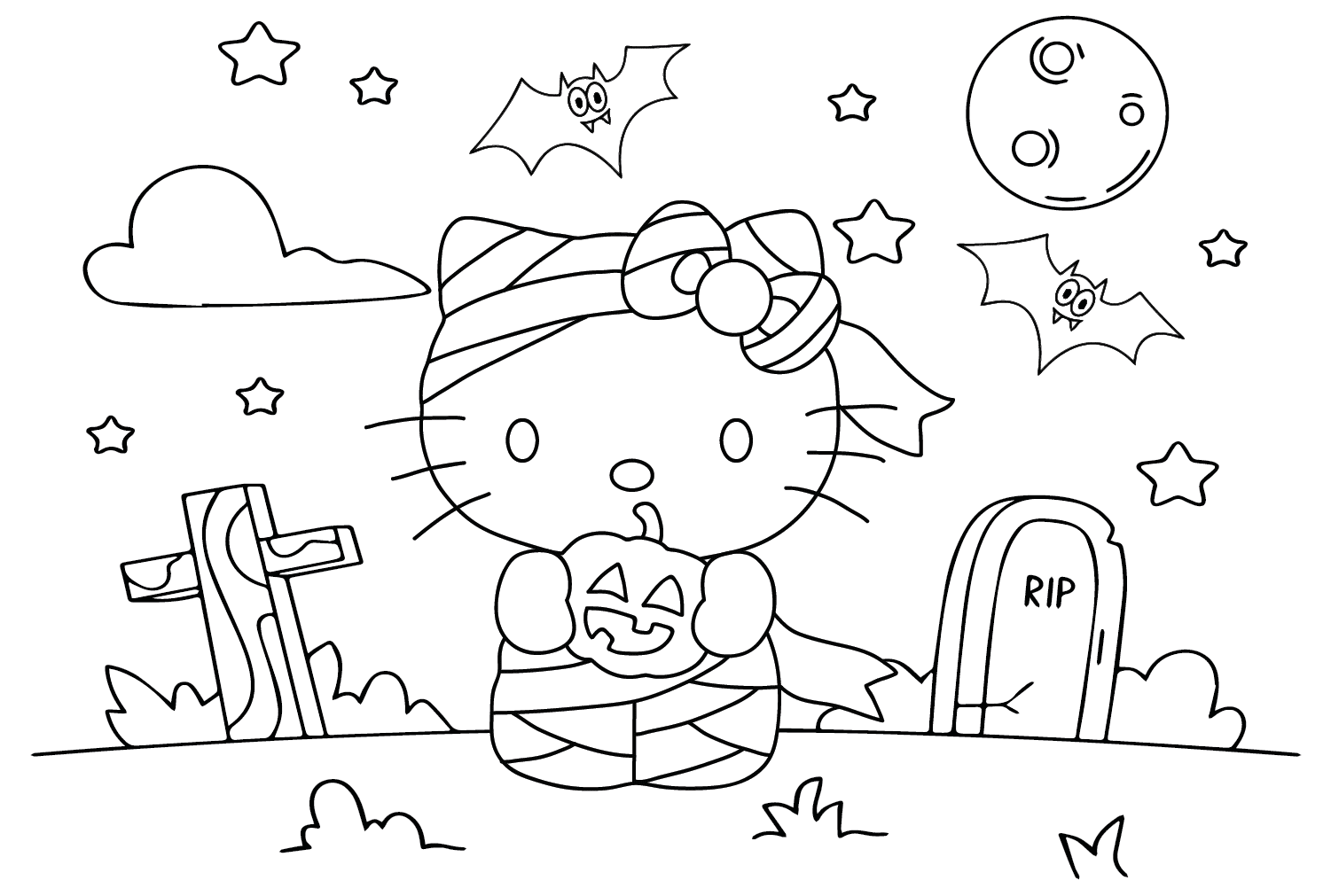Printable Hello Kitty Coloring Sheets Prntbl concejomunicipaldechinu 