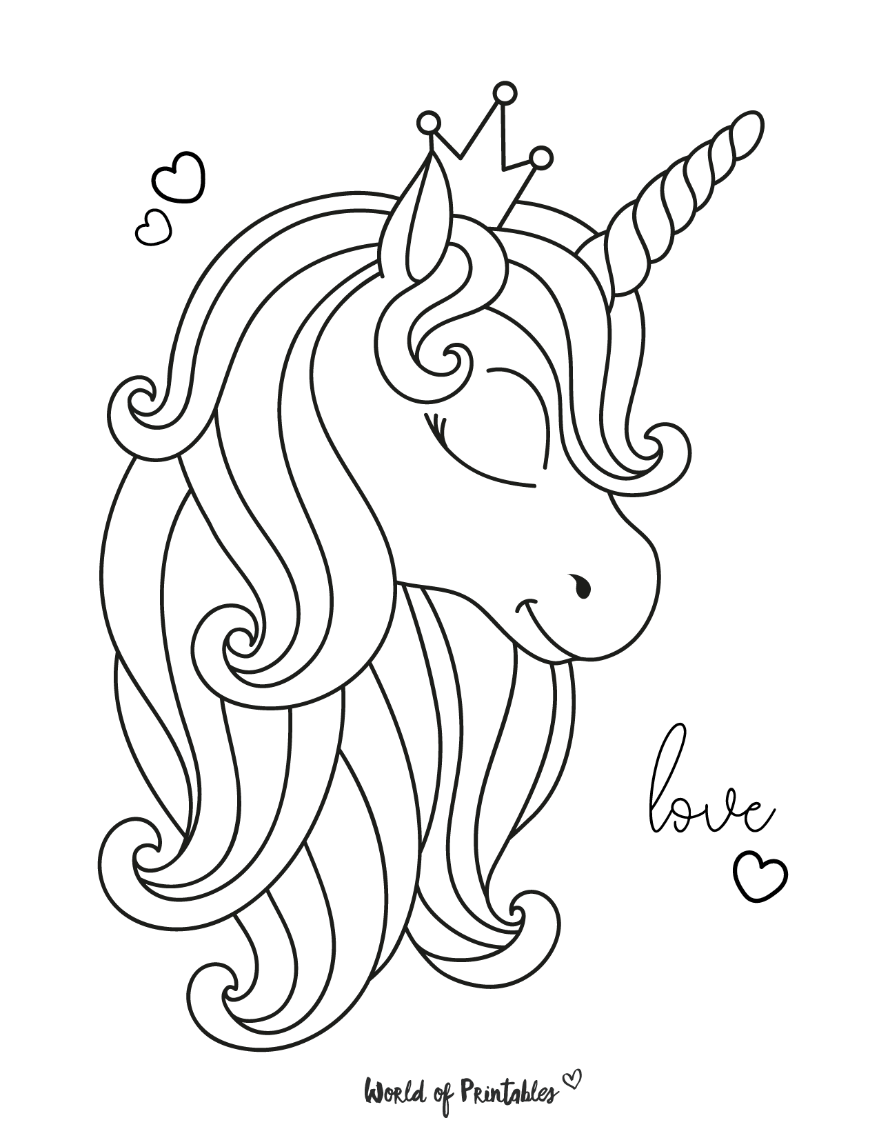 Printable Kids Coloring Pages Unicorn Westretirement
