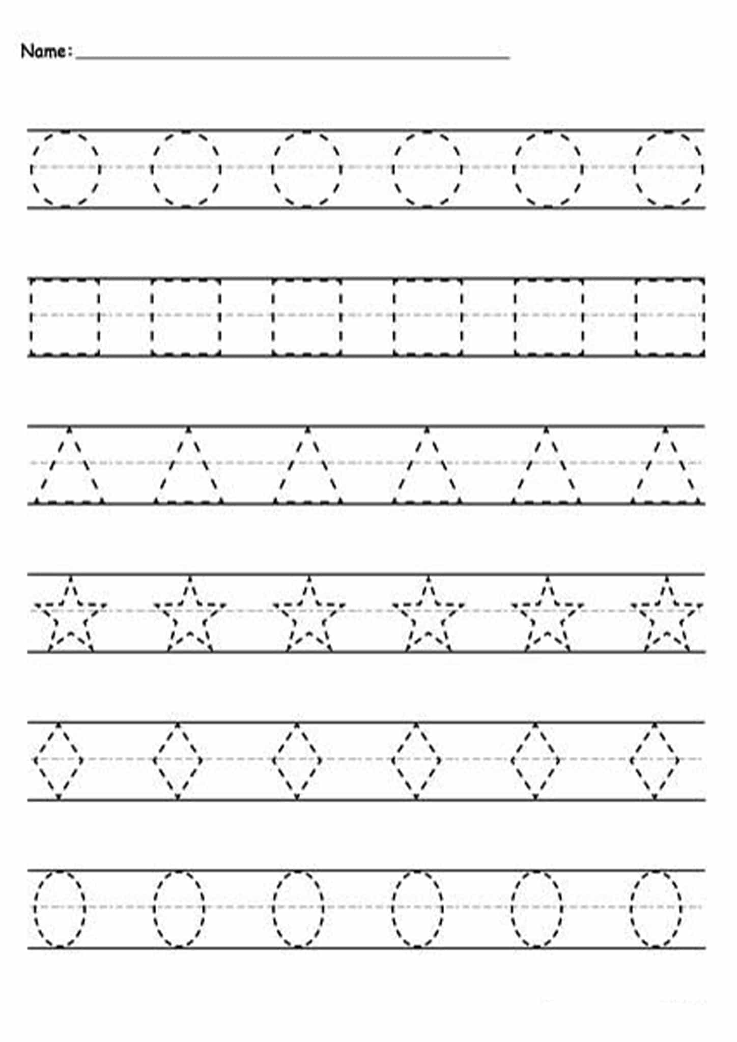 Printable Line Tracing Sheets
