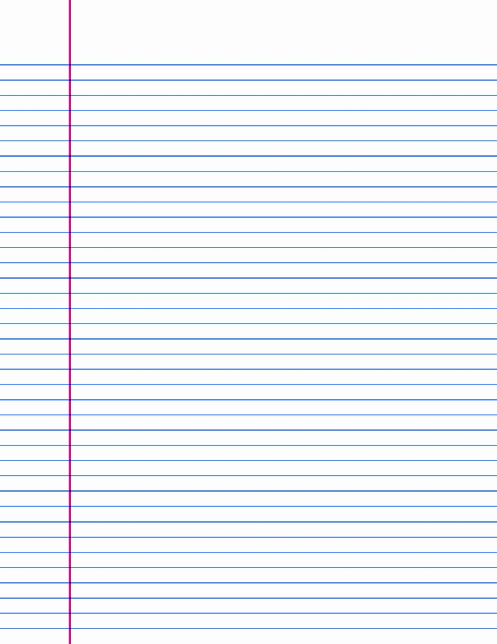 Printable Lined Sheets