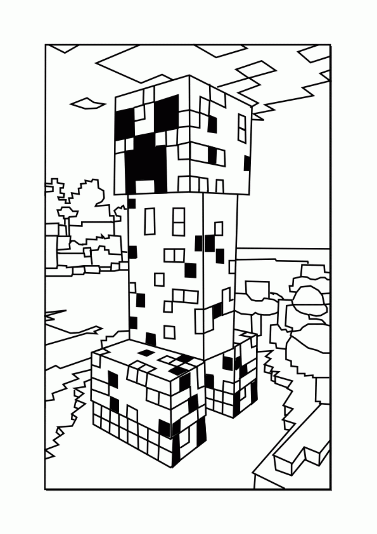 Minecraft Printable Coloring Sheets Free Printable Coloring Sheets Minecraft Printable Coloring Sheets Free Printable Coloring Sheets