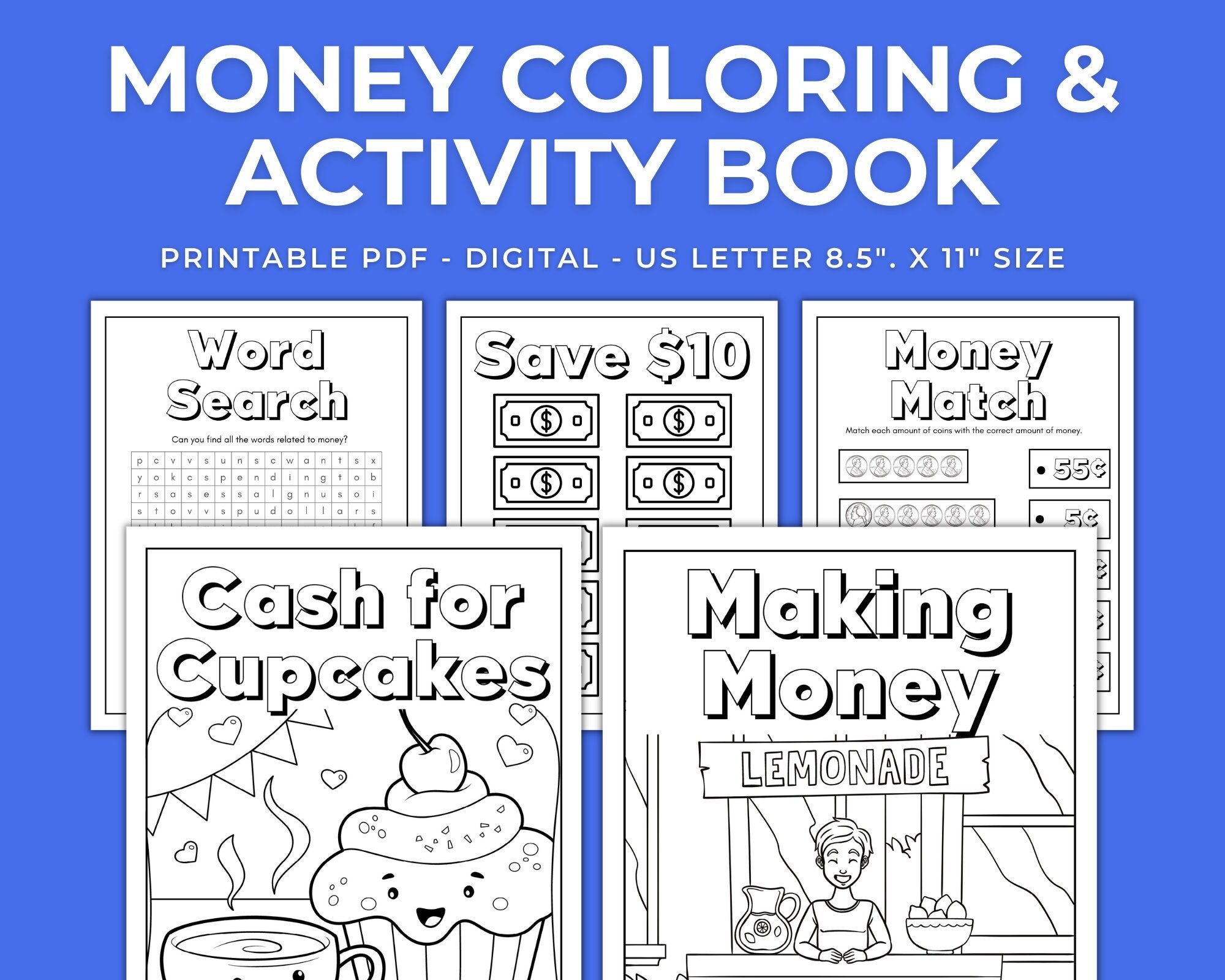 Printable Money Coloring Sheets Kids Money Coloring Pages Coloring 