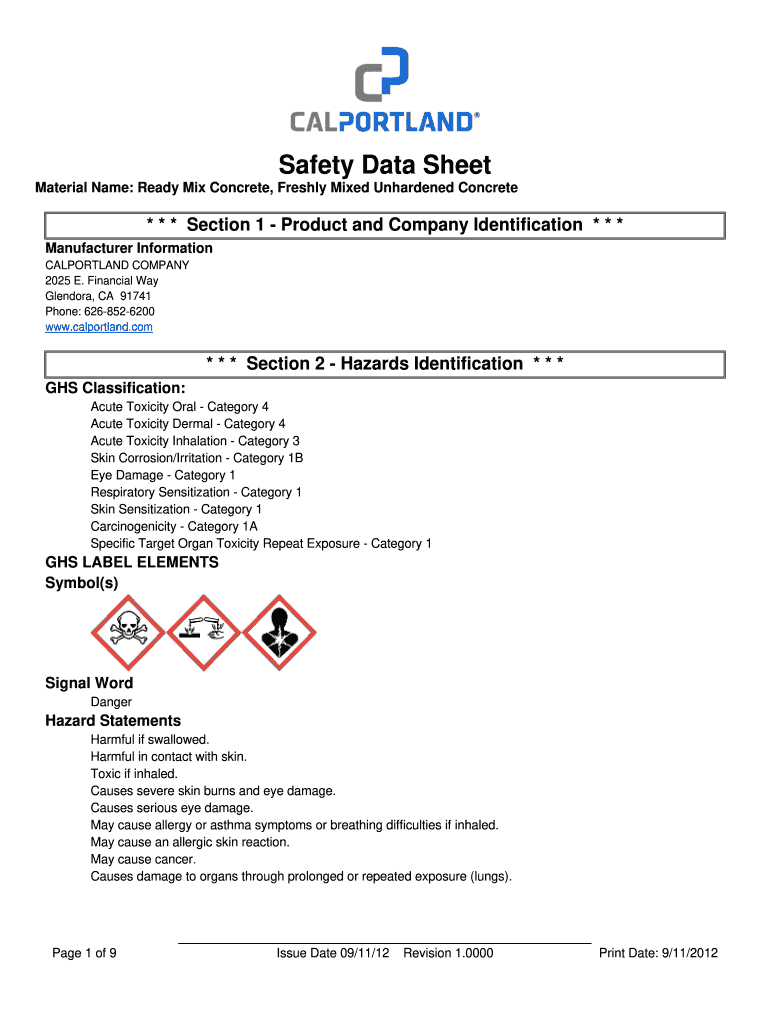 Printable Msds Sheets Online Pdf Fill Online Printabl Vrogue co