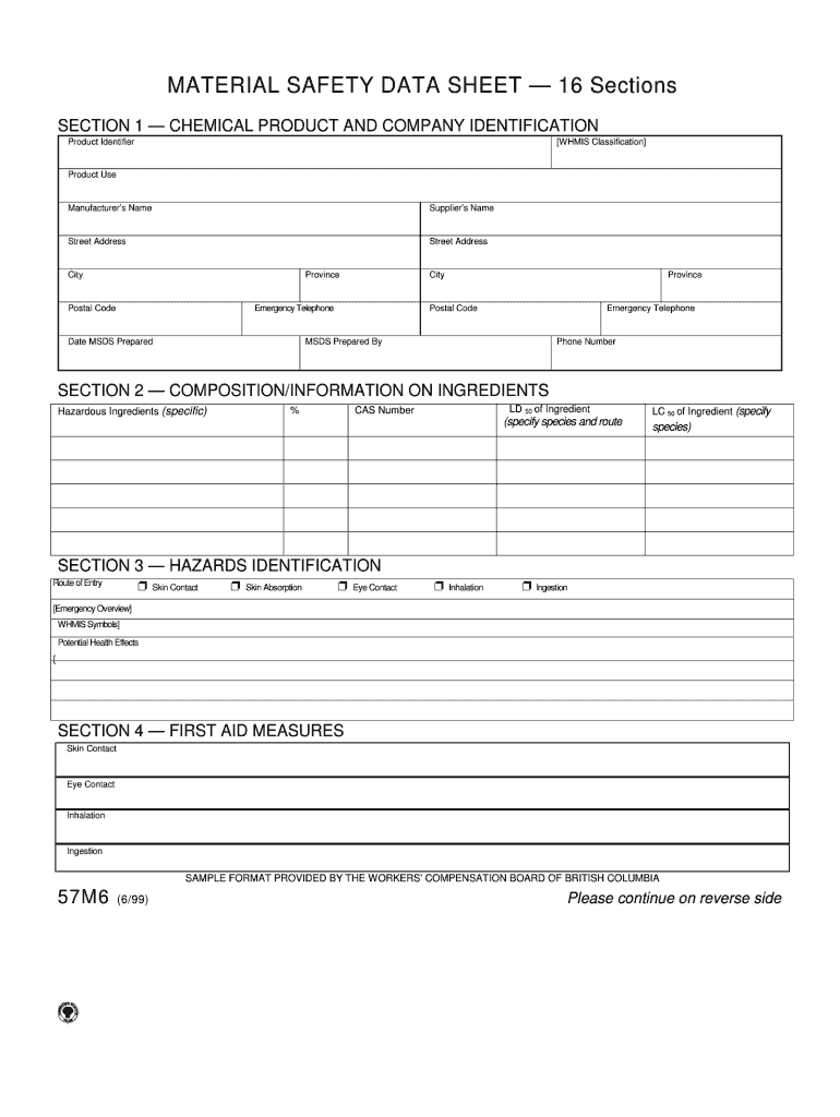 Printable Msds Sheets TUTORE ORG Master Of Documents