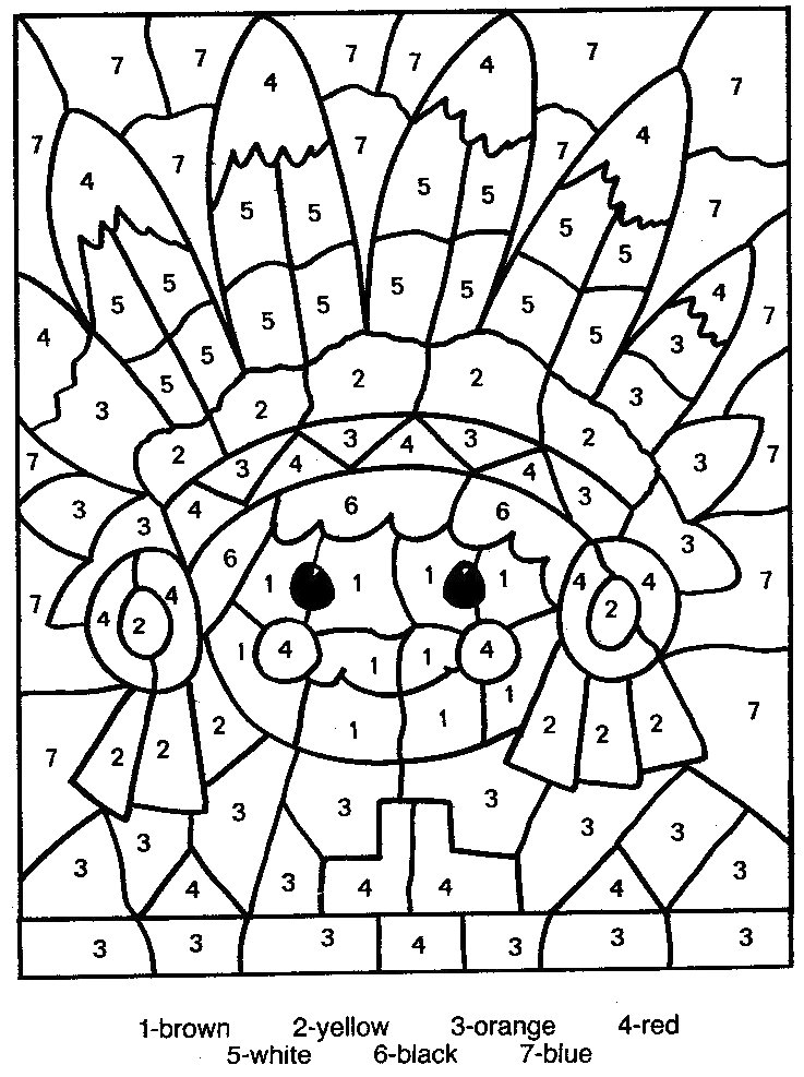 Printable Number Sheets Coloring Pages