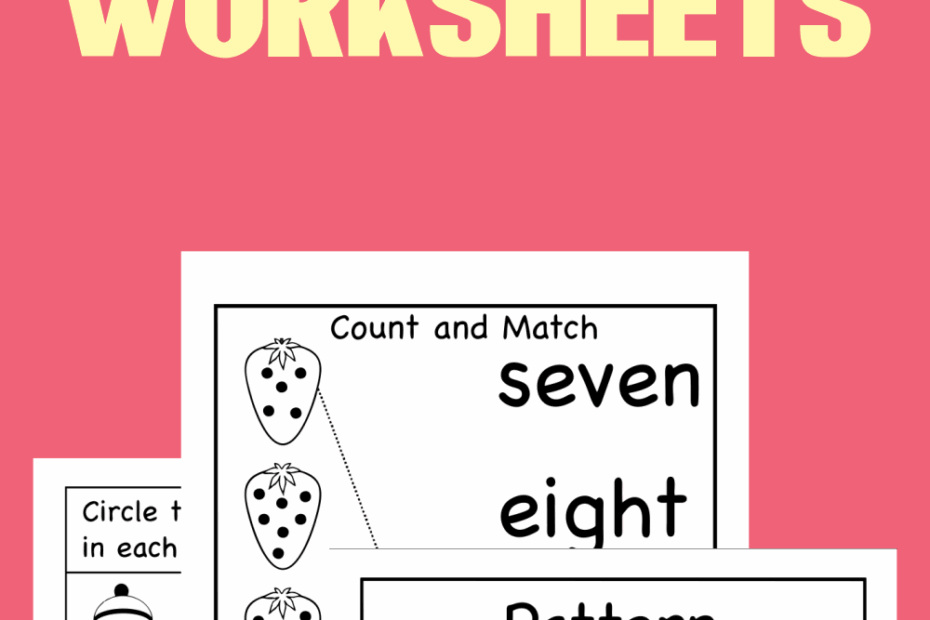 Printable Preschool Work Sheets