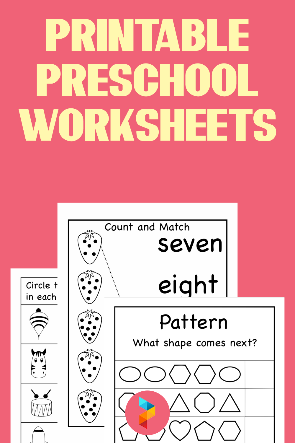 Printable Preschool Work Sheets