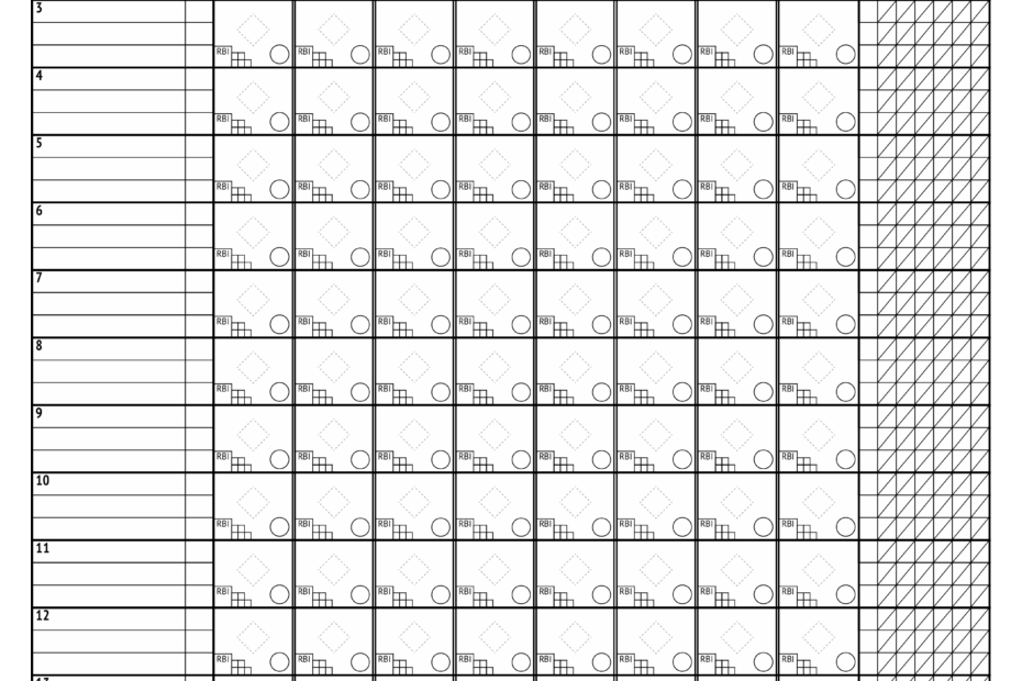 Printable Softball Score Sheet