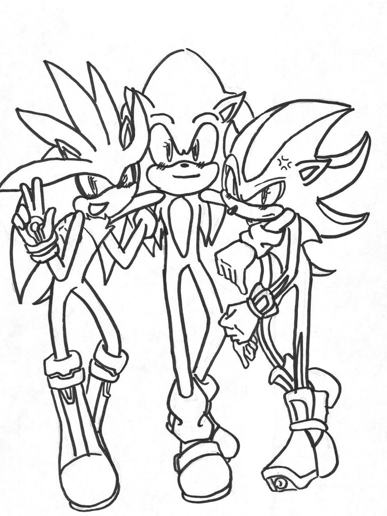 Printable Sonic Coloring Sheets