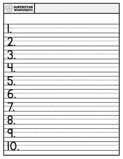 Printable Spelling Sheets