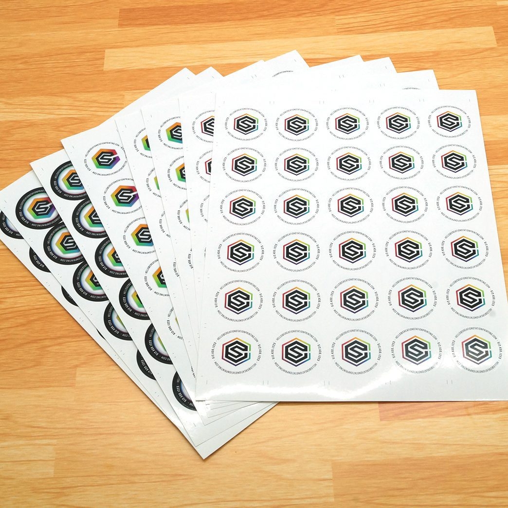 Printable Sticker Sheet Design