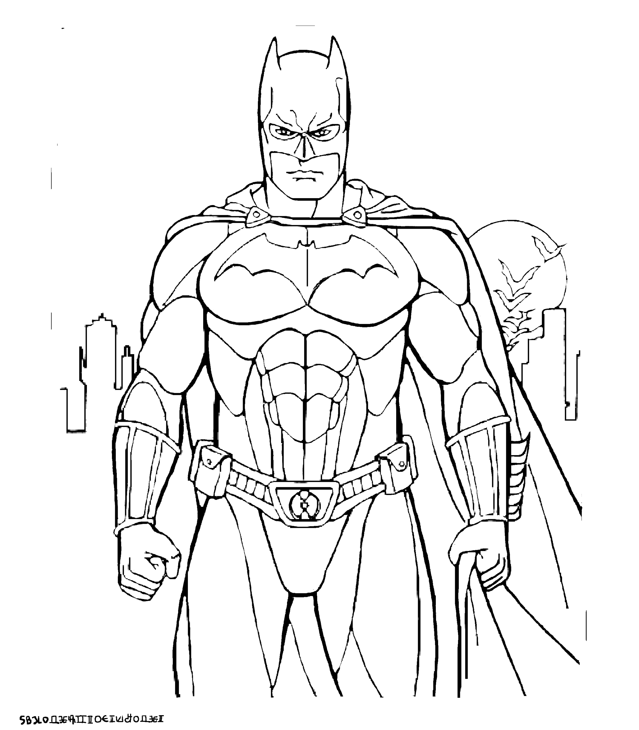 Printable Superhero Coloring Pages