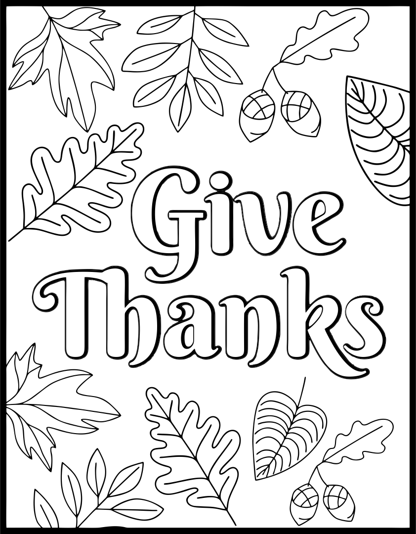 Printable Thanksgiving Activity Sheets