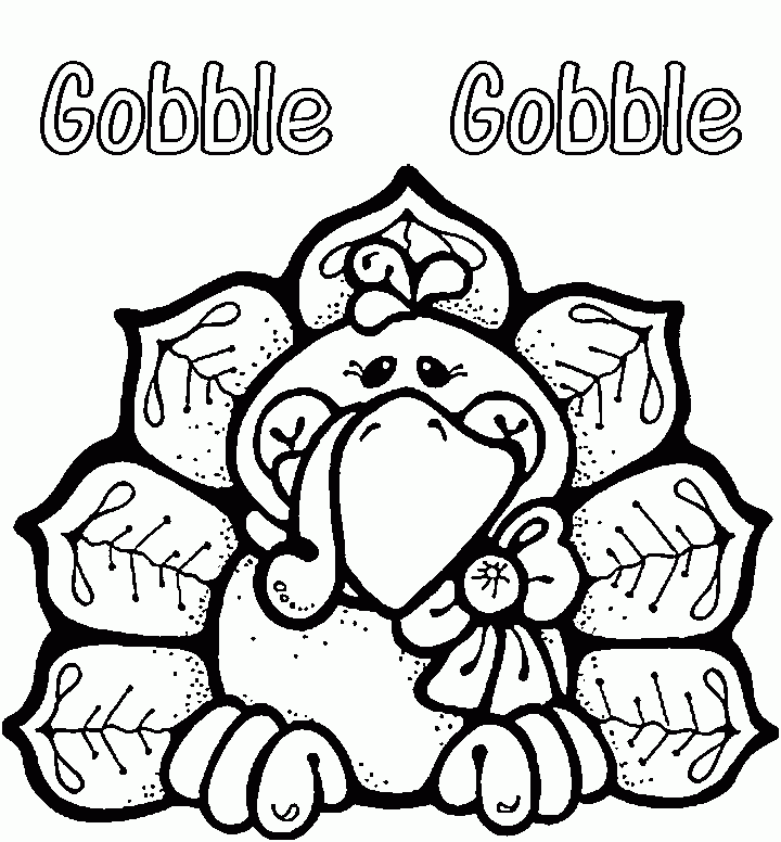 Printable Thanksgiving Color Sheets