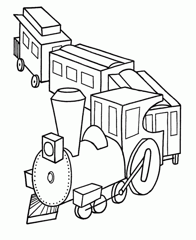 Printable Train Coloring Sheets