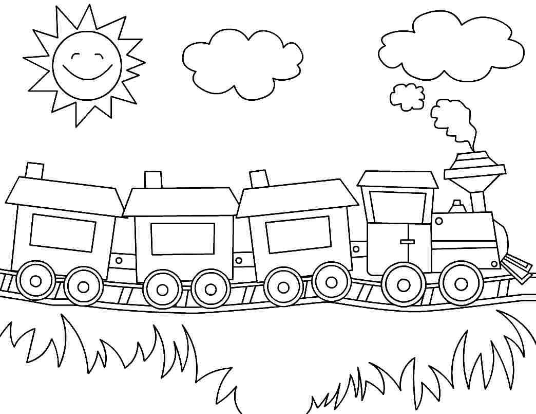 Printable Train Coloring Sheets