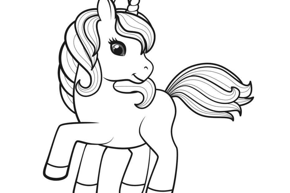 Printable Unicorn Coloring Page Sheets