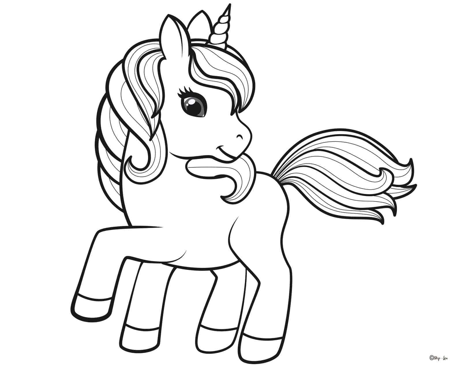 Printable Unicorn Coloring Page Sheets