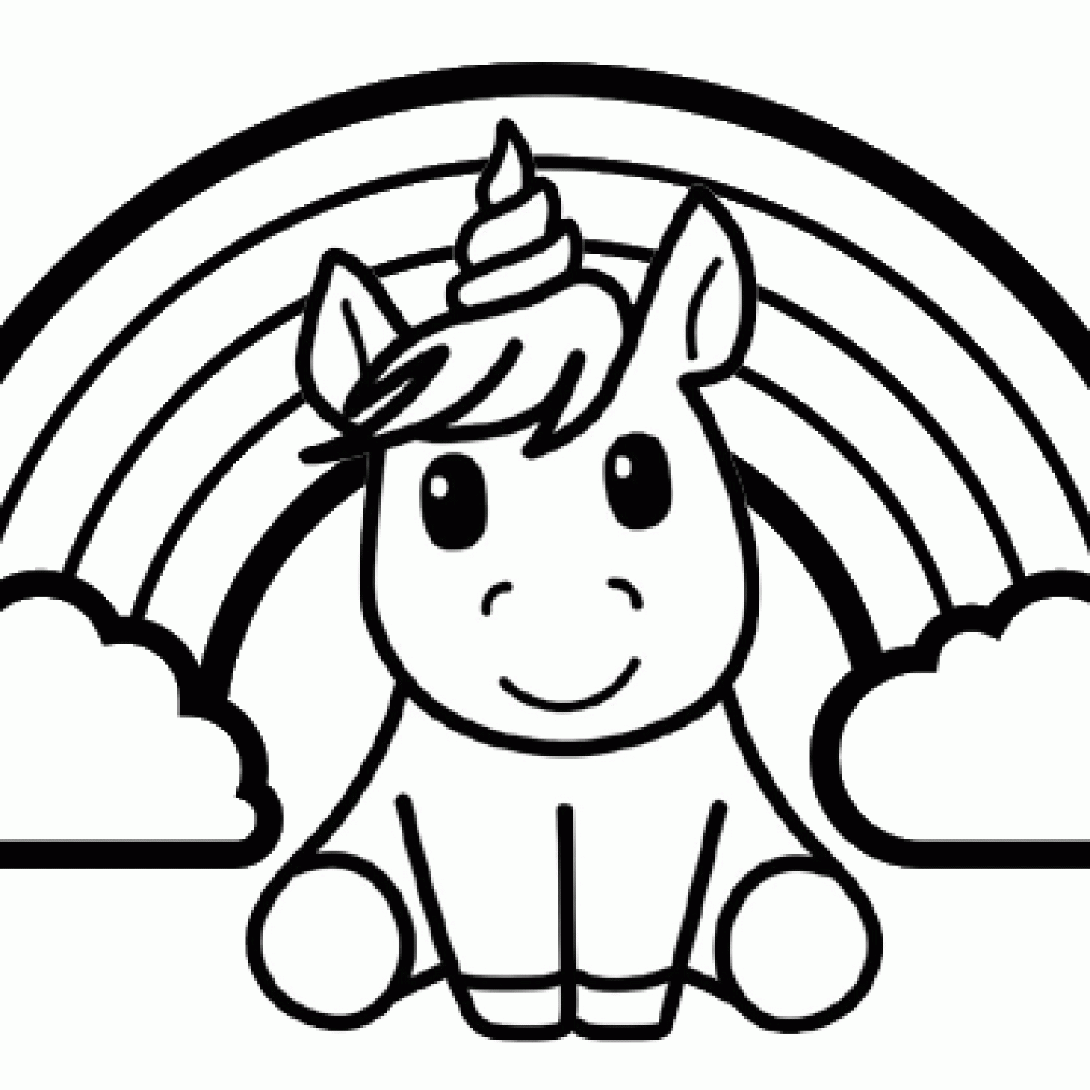Printable Unicorn Coloring Pages For Kids Cartoonfess